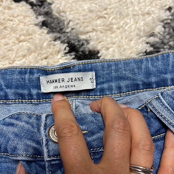 Distressed Boyfriend Fit Hammer Jeans size 13 - Picture 6 of 12